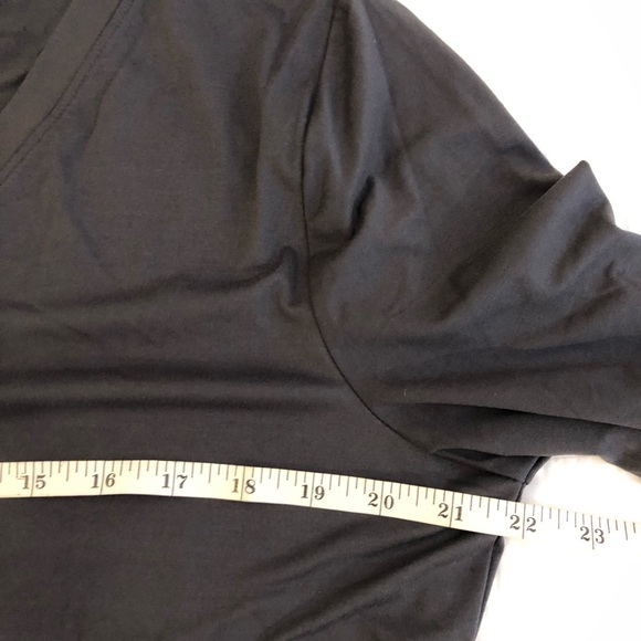 NEW Zenana Long Sleeve Ash Gray Top Size 2X - Picture 7 of 9